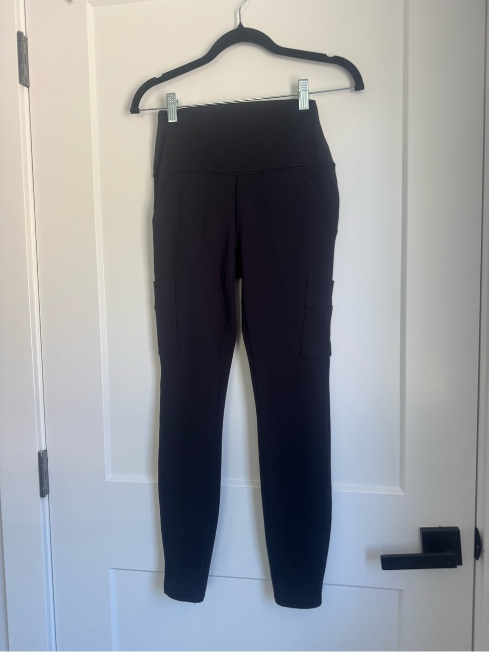 Spyder Black High-Waist Cargo Leggings